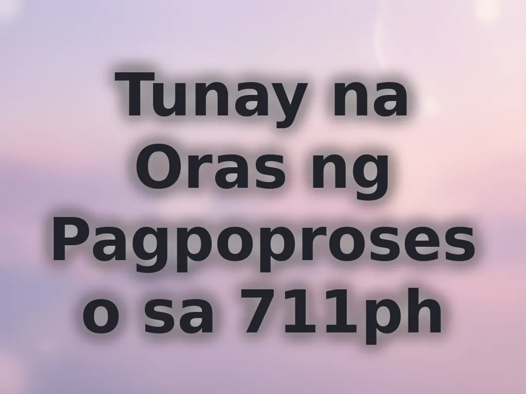 Transaction Processing Time